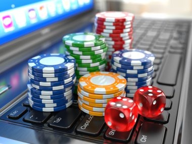 Live casino table with multiple camera feeds and professional dealer